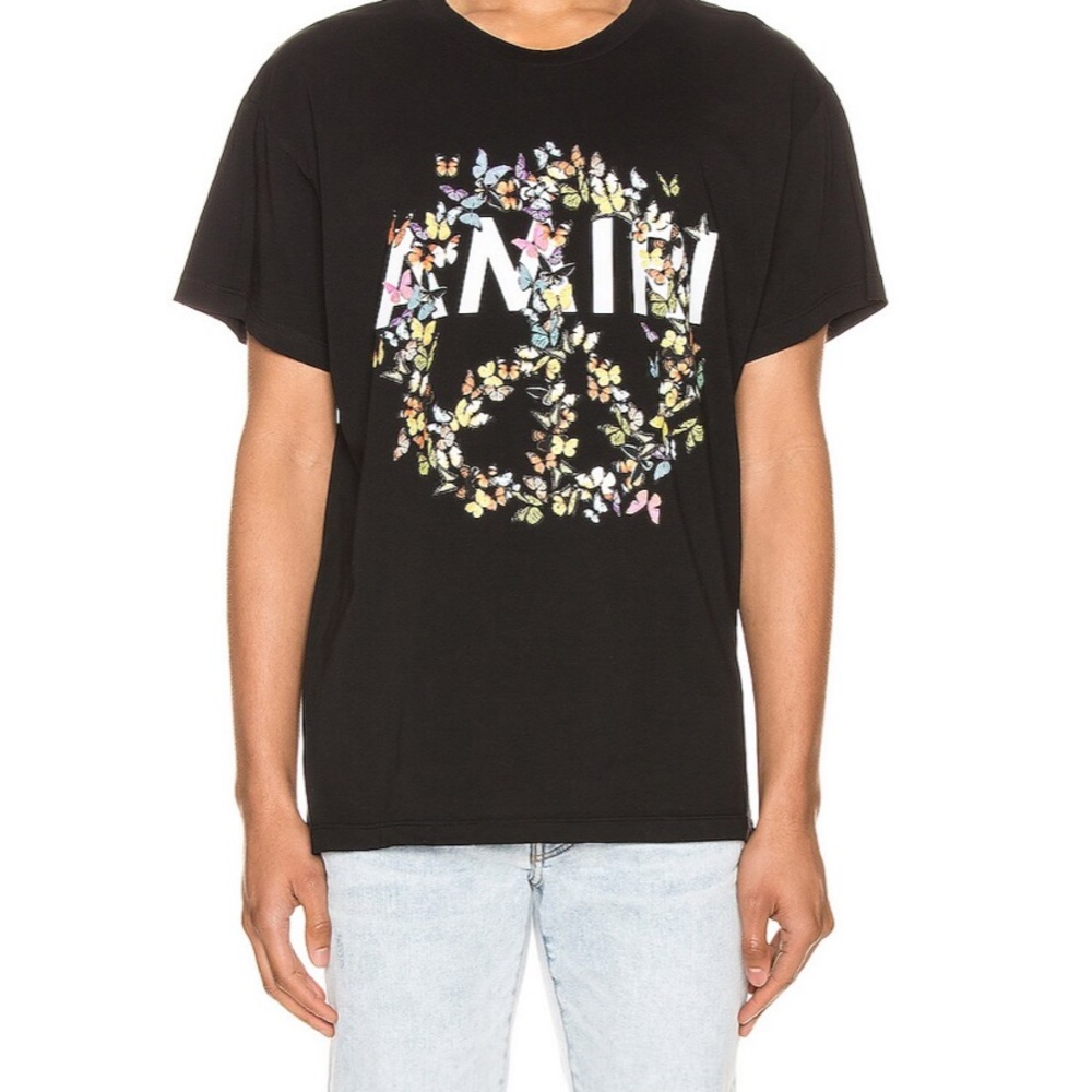 E-1 AMIRI PEACE BUTTERFLY TEE
BLACK sz-L